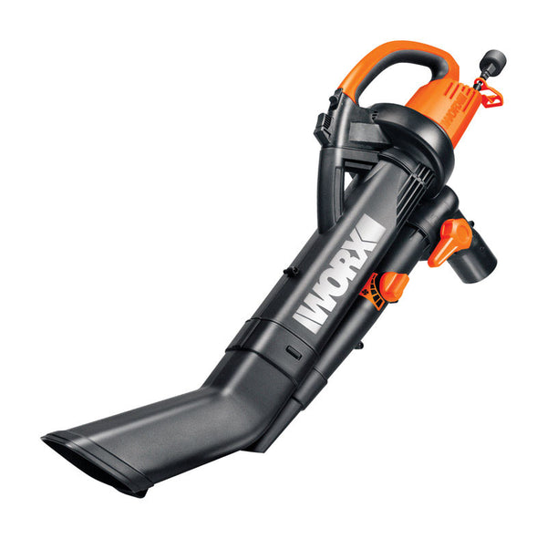 Worx Wg505 12 Amp Tri Vac All-In-One Electric Blower, Mulcher & Vacuum