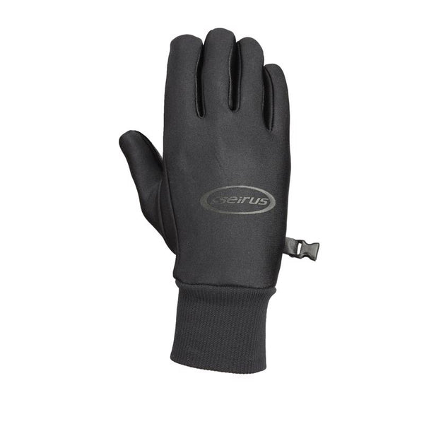 Guantes para clima frío Seirus All Weather S Weathershield Form Fit, color negro