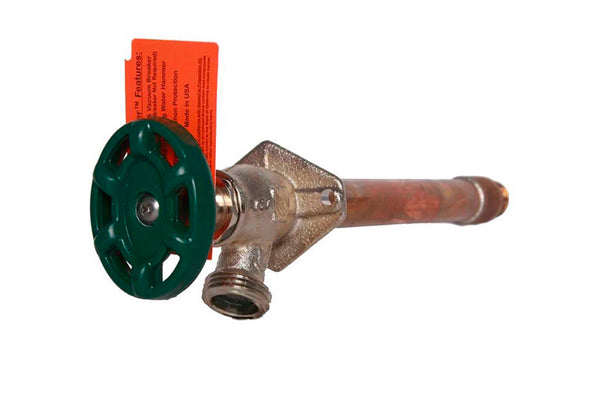 Hidrante de latón antisifón Arrowhead de 1/2 pulg. FIP x 3/4 pulg. MIP