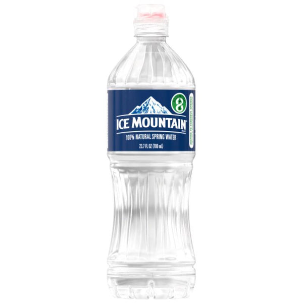 Agua de manantial Ice Mountain 700 ml 1 paquete (paquete de 24)