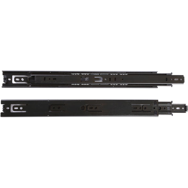 8400P EB 18 18" Full Extension Box or File Drawer Slide 2/pk - Ebony Black