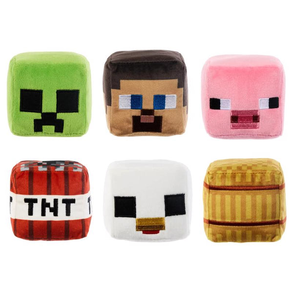 Minecraft Block Toys Assorted 6 pc (Pack of 12)