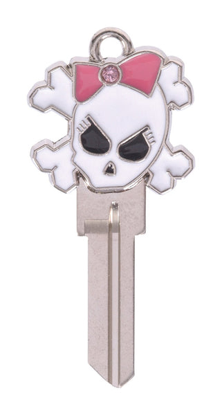 Llave universal en blanco de una sola cara en latón de Hillman para casa u oficina en 3D (paquete de 4)