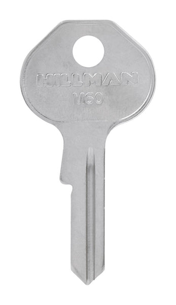 Candado Hillman con llave universal en blanco de un solo lado (paquete de 10)