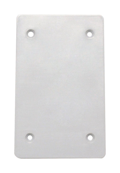 Sigma Engineered Solutions Rectangle Plastic 1 gang 4.63 in. H X 2.87 in. W Flat Box Cover