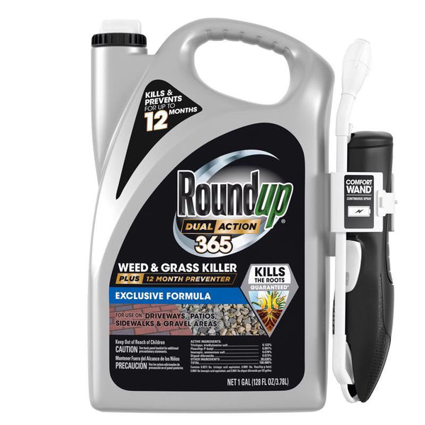 Herbicida y eliminador de malezas Roundup, líquido listo para usar, 1 galón