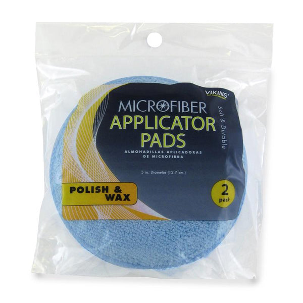 Almohadillas aplicadoras de microfibra Viking, paquete de 2