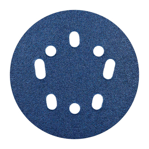 Disco de lijado con velcro de alúmina y circonio Norton ProSand de 5 in, grano 40, extra grueso, paquete de 50