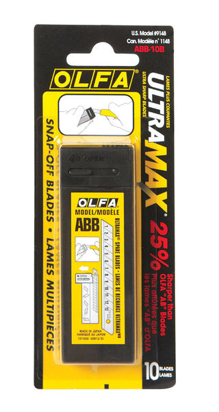 Cuchilla de repuesto OLFA UltraMax Snap Blade, paquete de 10