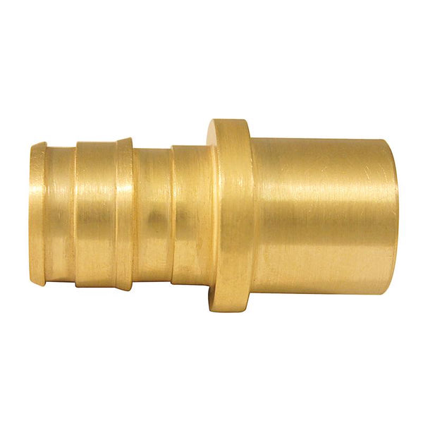 Adaptador macho de latón soldado Apollo PEX-A de 1/2 pulg. para expansión PEX a X 1/2 pulg. D