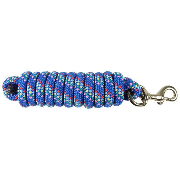 Hamilton Confetti Blue Poly Lead With Bolt Snap 10 ft.