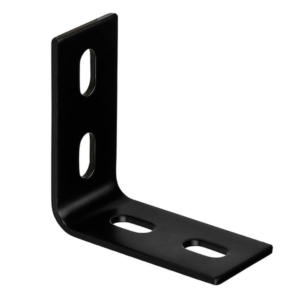 Hampton 3-1/8 in. H X 1-1/2 in. W X 1/8 in. D Black Steel Inside L Corner Brace (Pack of 10)
