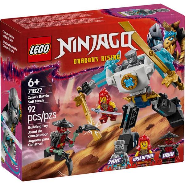LEGO Ninjago Zane's Battle Suit Mech Building Toy Multi 92 pc
