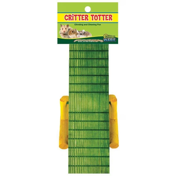 Critter Totter - Juguete masticable para animales pequeños, 8 x 3,75 pulgadas
