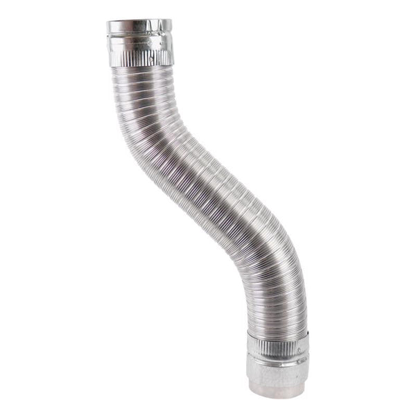 Conector de ventilación de gas de acero galvanizado/aluminio de 4 pulg. de profundidad y 42 pulg. de largo Selkirk