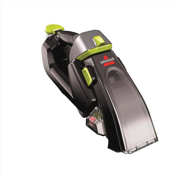 Limpiador profundo sin bolsa para alfombras y pisos duros Bissell Pet Stain Eraser de 2 amperios, estándar, verde