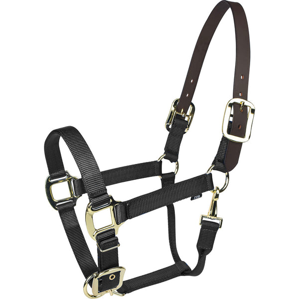 Halter de nailon dorado con abertura tipo halter Gatsby