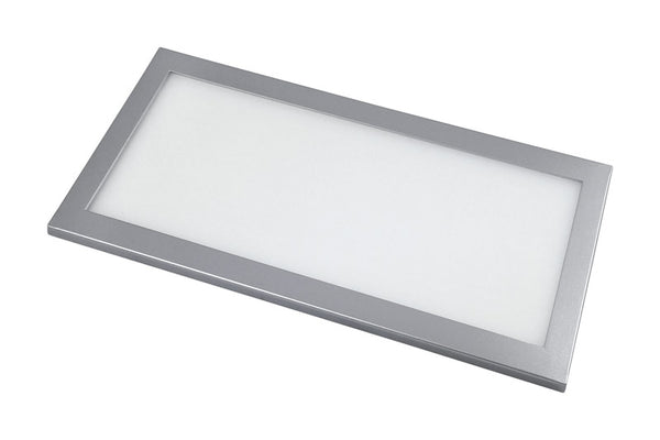 Tira de luces LED enchufables plateadas Amertac Slim Line de 9 pulgadas y 250 lm