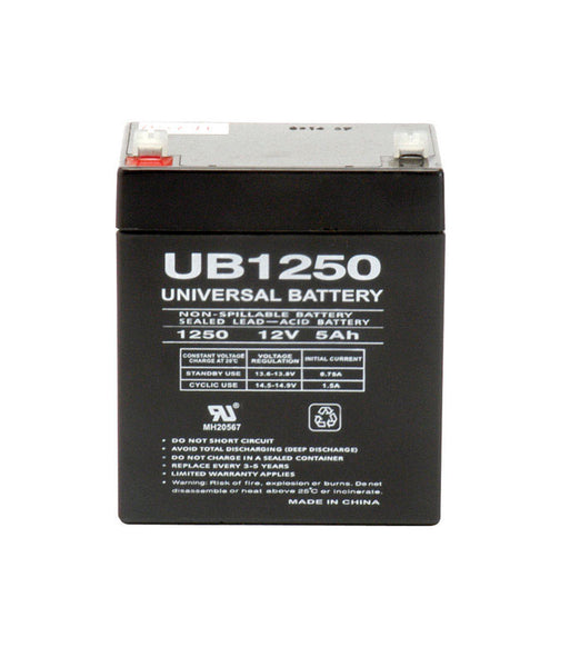 UPG UB1250 5 amps Lead Acid Battery (Pack of 2)