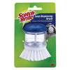 Cepillo para platos con dispensador de jabón y mango de plástico de cerdas medianas de 4 pulgadas de ancho de Scotch-Brite