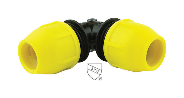 Codo de polietileno Home-Flex subterráneo IPS de 3/4 pulg. x 3/4 pulg. de diámetro IPS, paquete de 1