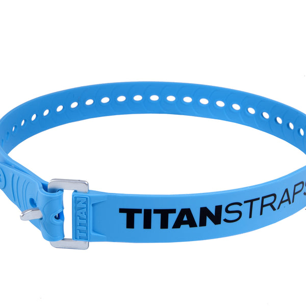TitanStraps Industrial 1 in. W x 30 in. L Blue Tie Down Strap 70 lb. 1 pk