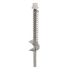 Barra guía para puerta plegable de acero plateado galvanizado de 3/8 pulg. de profundidad y 5-5/8 pulg. de largo Prime-Line, paquete de 1