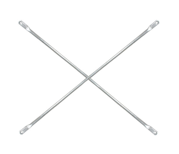 Metal Tech Steel Silver Scaffold Cross Brace 1 pk