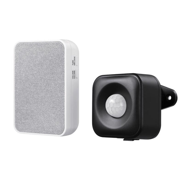 Globe Heath Zenith Black/White Plastic Wireless Smart Doorbell Motion Sensor