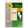 Interruptor de atenuación deslizante Lutron Lumea Light Almond de 150 W, paquete de 1