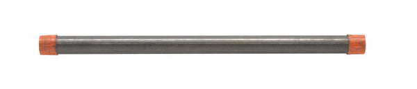 Tubo precortado de acero negro B&K Mueller de 1/2 pulg. de diámetro x 18 pulg. de largo