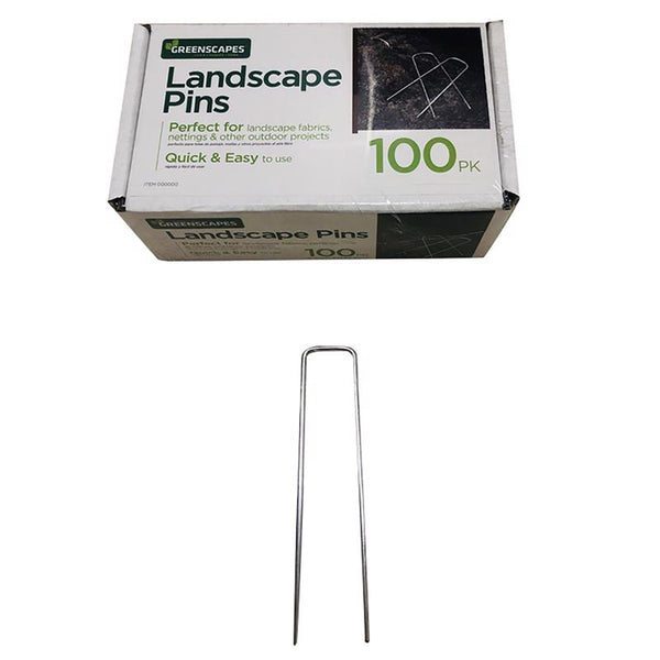 Greenscapes 1 in. W X 4-1/2 in. L Steel Landscape Fabric Pins 100 pk
