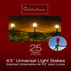 Estaca de luz para exteriores Celebrations, 25 unidades