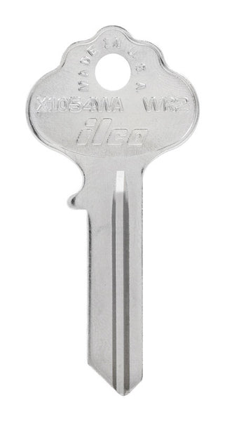 Llave tradicional Hillman para casa u oficina, llave en blanco 1054 WR2 doble (paquete de 10).