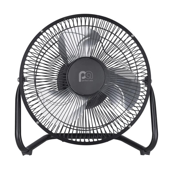 Ventilador de alta velocidad Perfect Aire de 11,75 pulgadas de alto x 9 pulgadas de profundidad y 2 velocidades