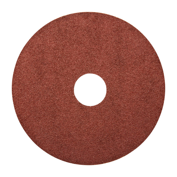 Disco de fibra de óxido de aluminio Norton de 4,5 in con montaje central F226/F240, grano grueso 50, paquete de 25