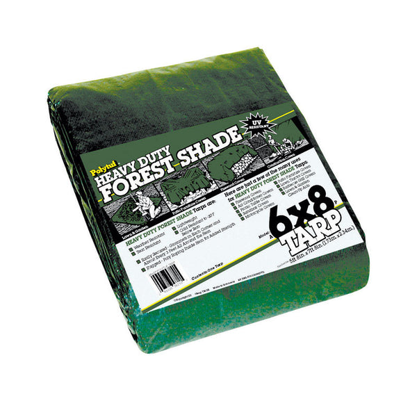 LONA FORESTAL VERDE 6'X8'