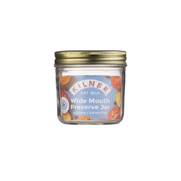 Kilner Wide Mouth Preserve Jar 6.8 oz 1 pk -Pack of 12