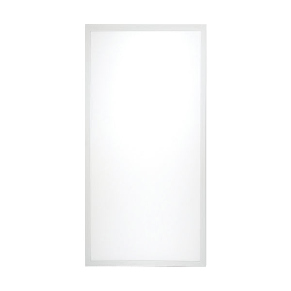 Luminaria de techo LED blanca Satco Nuvo de 1,5 pulg. de alto x 23,75 pulg. de ancho x 47,72 pulg. de largo