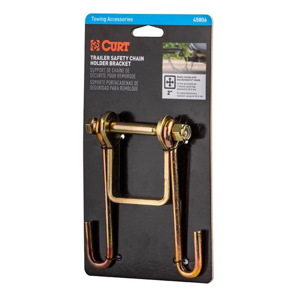 Soporte de cadena de seguridad CURT de 5-1/4 de alto x 3-7/8 de ancho