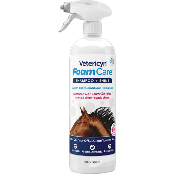 Champú + brillo para equinos Vetericyn Foamcare