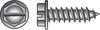 HILLMAN No. 8 Ga. X 1 in. L Slotted Hex Washer Head Sheet Metal Screws 100 pk
