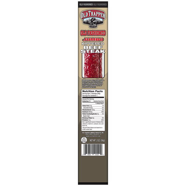 Filete de res a la antigua usanza, envuelto en salsa Kippered de Old Trapper, 2 oz (paquete de 12)