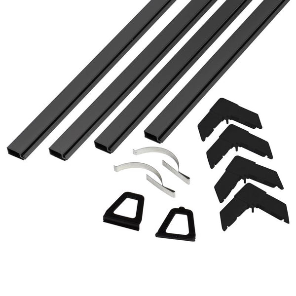 Kit de marco para mampara de aluminio de bronce Phifer de 5/16 pulg. de ancho x 60 pulg. de largo, 1 paquete