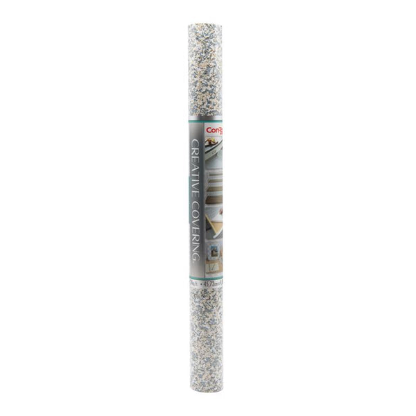 Con-Tact 16 ft. L X 18 in. W Gray Granite Self-Adhesive Shelf Liner (Pack of 6)