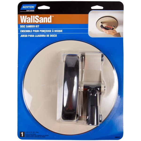 Kit de lijadora de disco Norton WallSand de 9 pulg. LX y 9 pulg. W