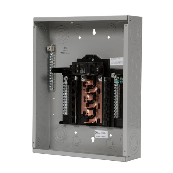 Panel de interruptores automáticos de montaje combinado de 100 amperios, 120/240 V, 12 espacios y 24 circuitos, serie PN de Siemens