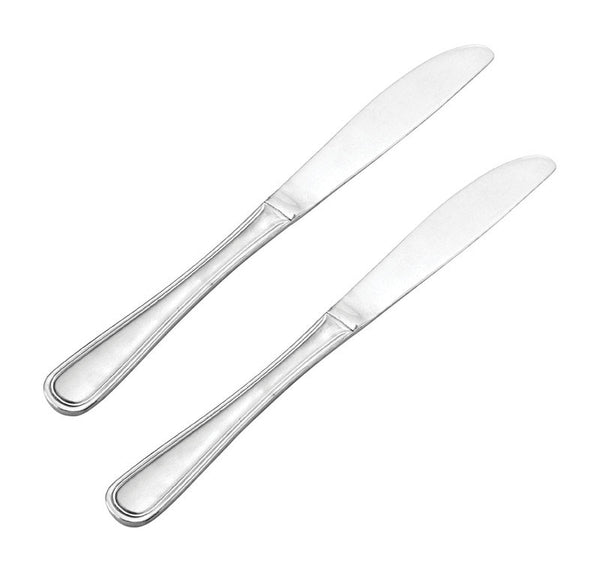 Pfaltzgraff Silver Stainless Steel Dishwasher Safe Flatware Dinner Knife Set 10 L x 2 W x 3 H in.