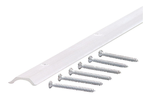 M-D Building Products 3/4 in. W x 96 in. L Anodized Silver Aluminum Decorative Cove