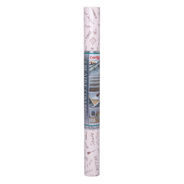 Con-Tact Creative Covering 16 ft. L X 18 in. W Bon Appetit Self-Adhesive Shelf Liner (Pack of 6)